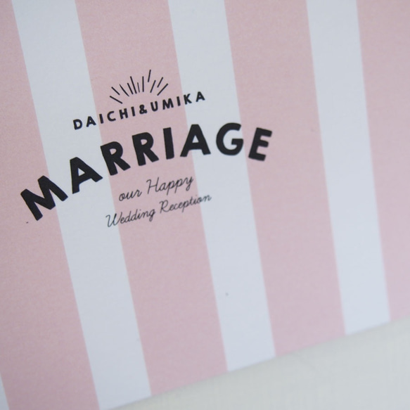 【Bili様 専用カート】招待状 手作りキットHello!MARRIAGE 3枚目の画像