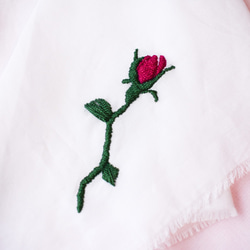 薔薇と馬の刺繍スカーフ 7枚目の画像