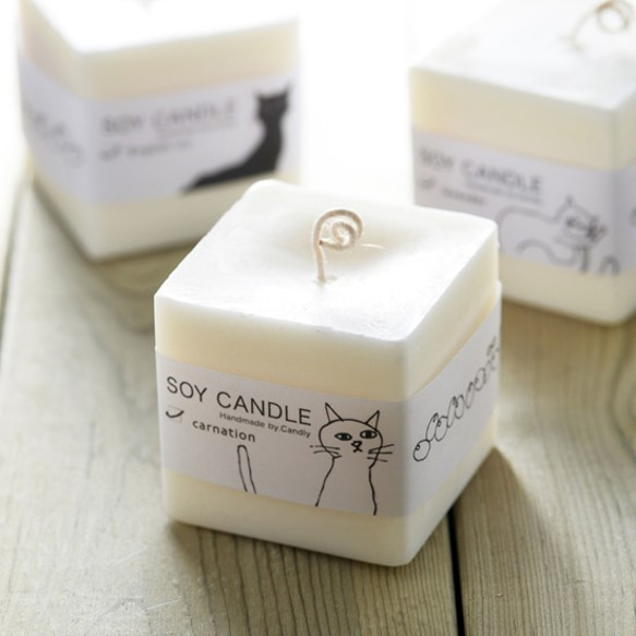 Soy Candle Cube（ソイワックス100％） 1枚目の画像