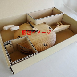 木製時計－きつつき(丸タイプ) 5枚目の画像