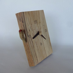 木製時計ーきつつき（角タイプ） 2枚目の画像