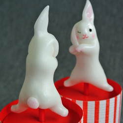 飴細工　ウサギ・おていれ　（ケース入り） 5枚目の画像