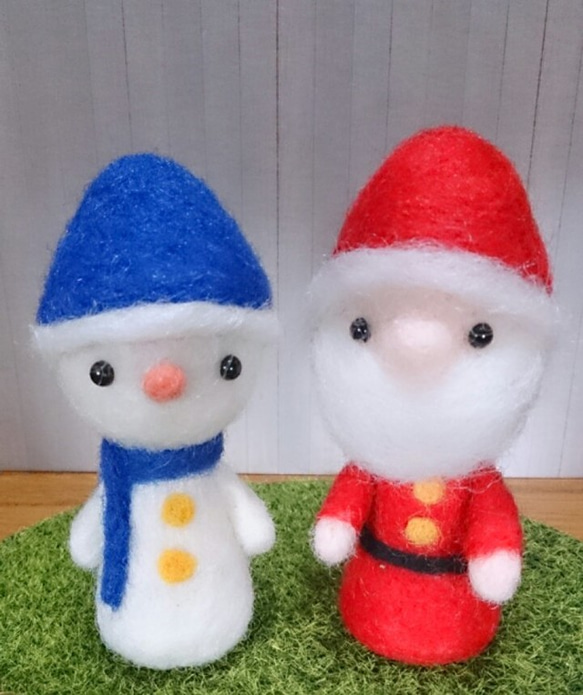 クリスマス★サンタとスノーマン 1枚目の画像