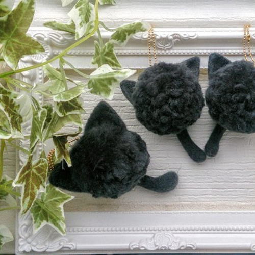 羊毛フェルト猫 【子守り猫ちゃん】 【公式通販】