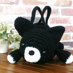 バブーシュカの黒猫さんのあみぐるみ あみぐるみ・黒猫さん ♡ by Smiling * | JAPAN HANDMADE Auction