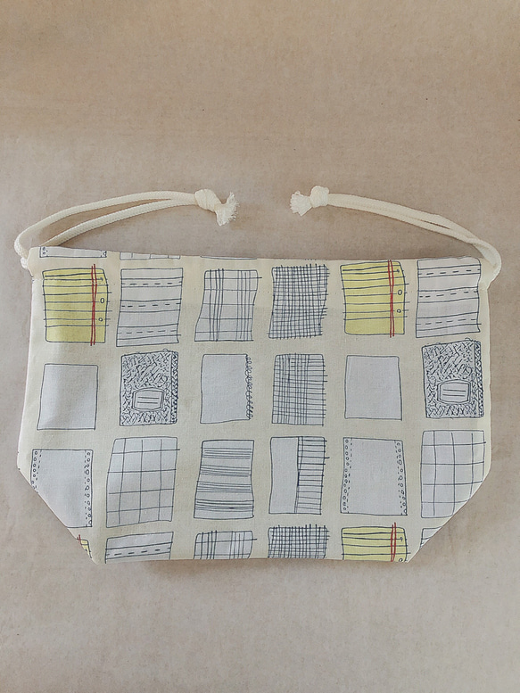 Notebook Lunch bag 【入園入学グッズ】お弁当袋　オーダー可 2枚目の画像