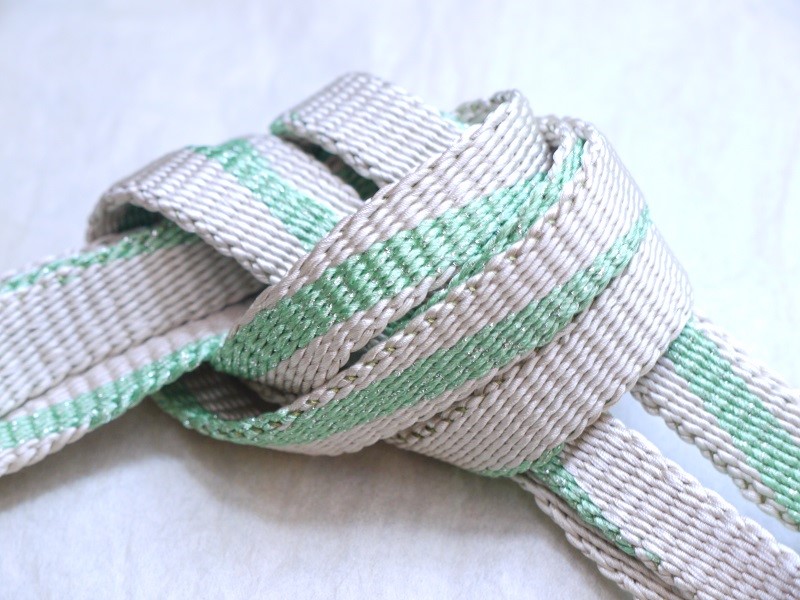 手ぐみ紐 How to tie a two-color 