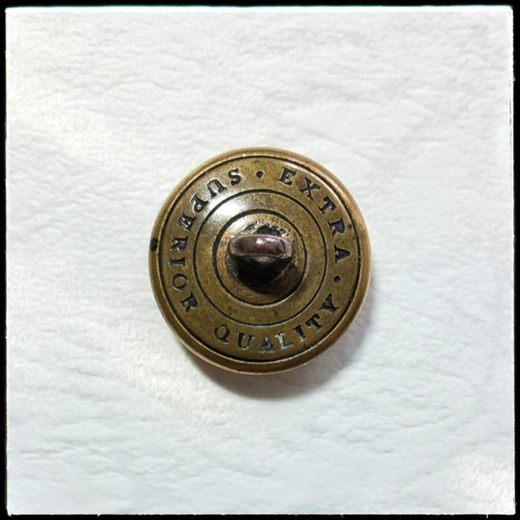 ◆骨董新着◆ Antique Button アイビー  ゴールデンエイジボタン 2枚目の画像