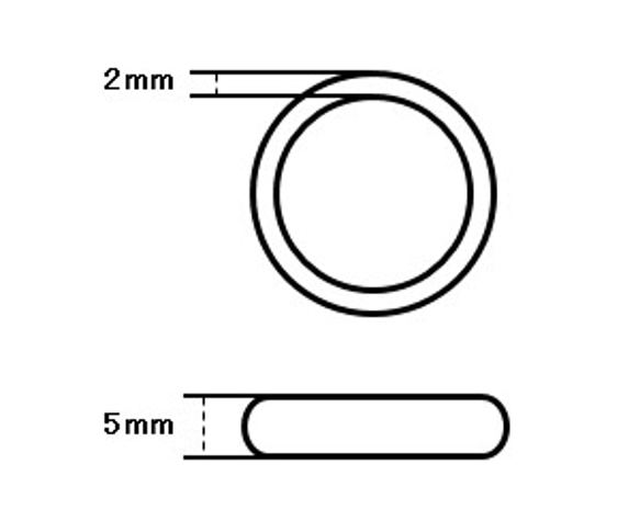 指輪/20号/甲丸/シリコンモールド/リング/大きいサイズ/シリコン型 4枚目の画像