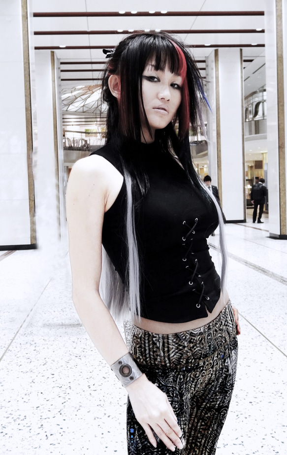 CRONOS WOMEN MESH TANKTOP【BLACK】 – クロノス CRONOS Official Store