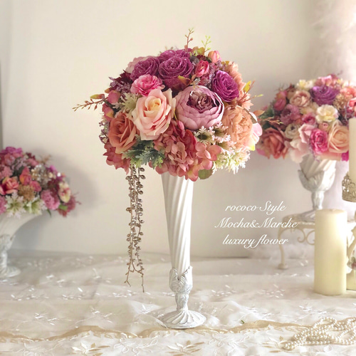 ロココ調フラワーアレンジメント ラグジュアリー 【公式通販】