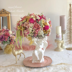 天使・フラワーアレンジメント・1点限り ナンシー アレンジメント「ロゼグレイス～感謝の気持ち～」｜お歳暮特集