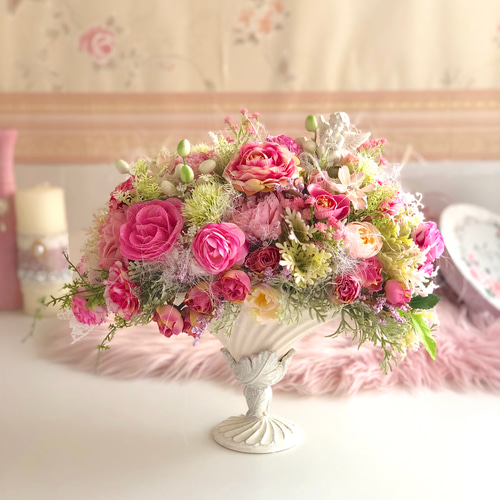 光触媒 フラワーアレンジメント 天使のくれた時間 アートフラワー モカ