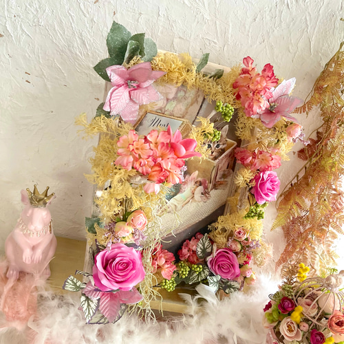 光触媒 フラワーアートフレーム メルヘンランド アートフラワー