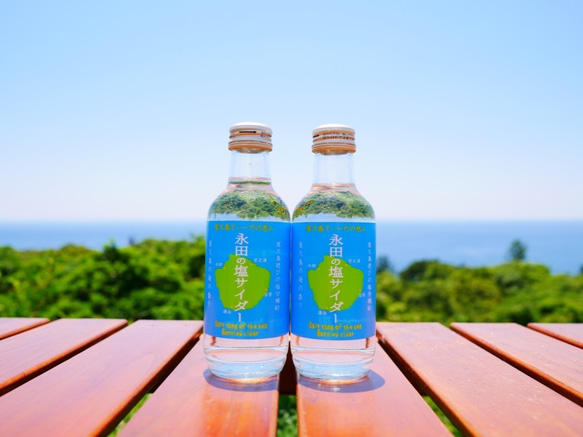 屋久島のミネラルたっぷり 永田の塩サイダー 20本セット ジャム