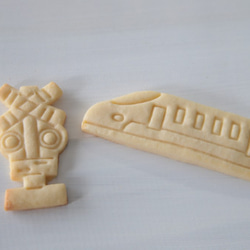 新幹線（スタンプ付き）クッキー型・クッキーカッター 3枚目の画像