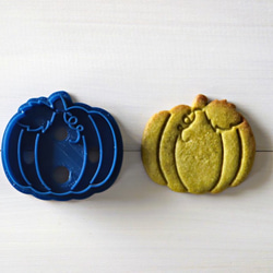 かぼちゃ（スタンプ付き）クッキー型・クッキーカッター 1枚目の画像