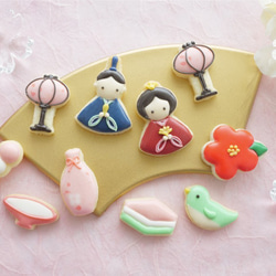 ひな祭りミニミニ9点セット【約2.5cm】　クッキー型・クッキーカッター 2枚目の画像