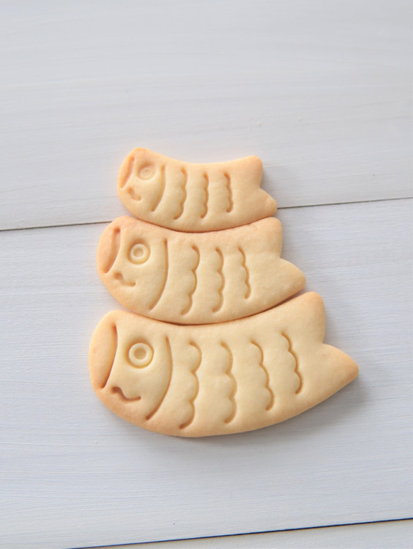 ピタッと鯉のぼり3点セット（スタンプ付き）　クッキー型・クッキーカッター 3枚目の画像