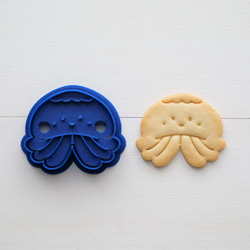 クラゲ（スタンプ付き）クッキー型・クッキーカッター 1枚目の画像