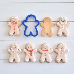 じんじゃーブレット出品 ジンジャーブレッドマン クッキー型・クッキーカッター クッキー型