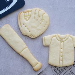 野球ユニフォーム（スタンプ付き）クッキー型・クッキーカッター 2枚目の画像