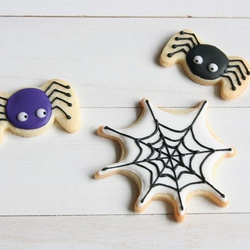 クモとクモの巣クッキー型・クッキーカッター 2枚目の画像