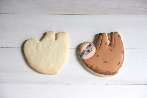 ナマケモノ【縦7.3cm】クッキー型・クッキーカッター 4枚目の画像