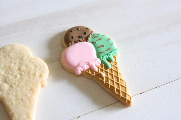 コーンアイスクリームクッキー型・クッキーカッター 2枚目の画像