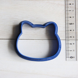 シンプル猫【中 6cm】クッキー型 4枚目の画像