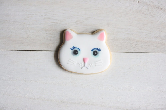 シンプル猫の顔クッキー型・クッキーカッター 2枚目の画像