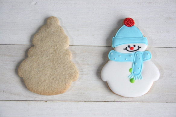 雪だるまクッキー型・クッキーカッター 3枚目の画像