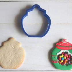 丸キャンディージャー【縦7.8cm】クッキー型・クッキーカッター 1枚目の画像