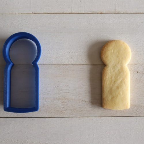こけし【縦7cm】クッキー型・クッキーカッター クッキー型 Cookie