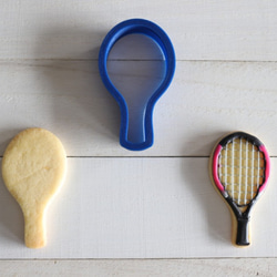 テニスラケット【縦7cm】クッキー型・クッキーカッター 1枚目の画像