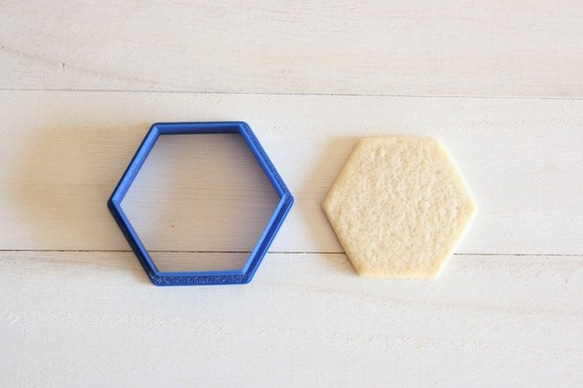 正６角形クッキー型・クッキーカッター 3枚目の画像