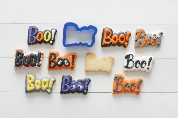 Boo【横7cm】クッキー型・クッキーカッター 1枚目の画像