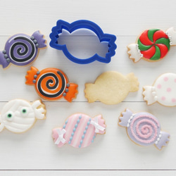 丸キャンディー【横8cm】クッキー型・クッキーカッター 1枚目の画像