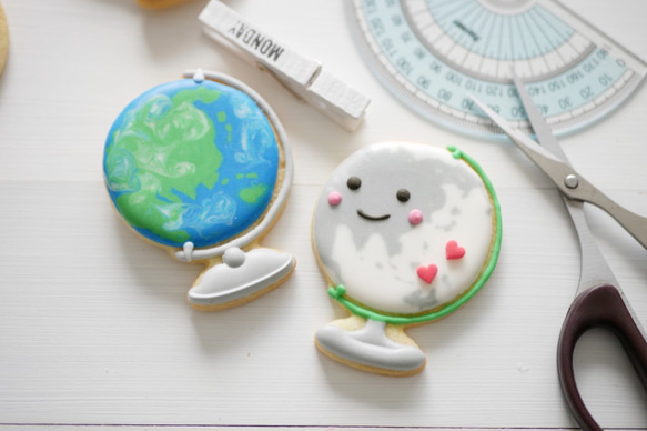 地球儀【9cm】クッキー型・クッキーカッター 4枚目の画像