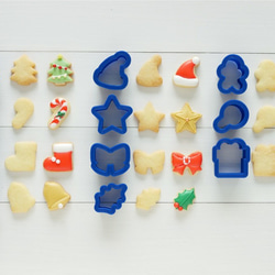 クリスマスミニミニセット【大】クッキー型・クッキーカッター 1枚目の画像