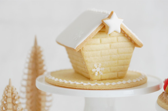オシャレなお家【中】四角い屋根　クッキー型・クッキーカッター 7枚目の画像