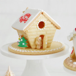 オシャレなお家【中】フリル屋根　クッキー型・クッキーカッター 3枚目の画像
