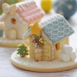 シンプルなお家【特大】フリル屋根　クッキー型・クッキーカッター 10枚目の画像