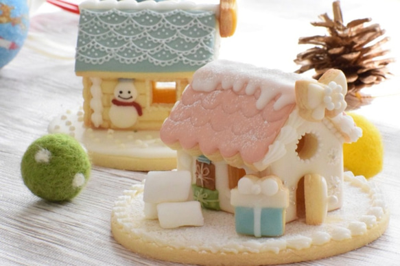 シンプルなお家【大】フリル屋根　クッキー型・クッキーカッター 8枚目の画像