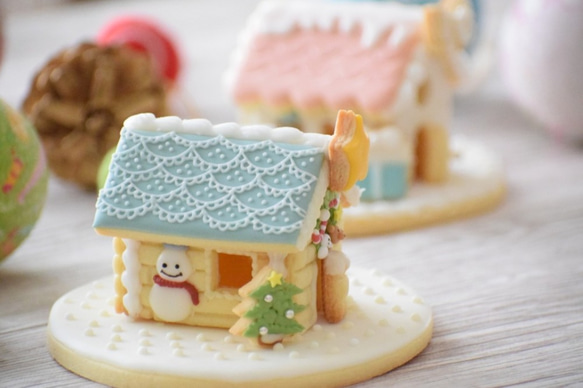 シンプルなお家【小】フリル屋根　クッキー型・クッキーカッター 4枚目の画像
