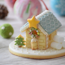 シンプルなお家【小】フリル屋根　クッキー型・クッキーカッター 10枚目の画像
