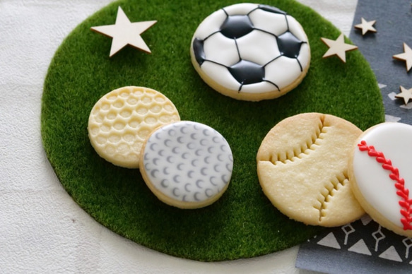 ゴルフボール（スタンプ付き）クッキー型・クッキーカッター 2枚目の画像