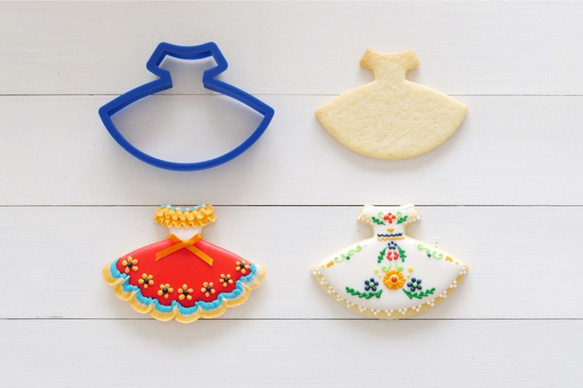 メキシカンドレスクッキー型・クッキーカッター 1枚目の画像