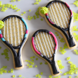 テニスラケット【7cm】クッキー型・クッキーカッター 2枚目の画像