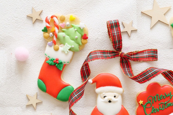 クリスマスお菓子ブーツクッキー型・クッキーカッター 4枚目の画像